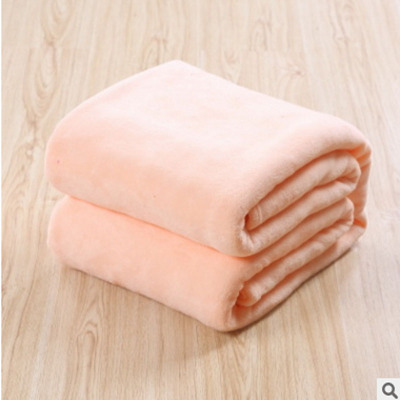 Manufacturers direct domestic and foreign trade plain flannel blankets