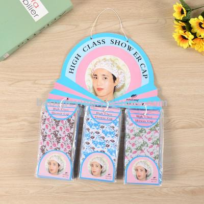 2017 new factory outlet PVC waterproof shower Cap-friendly materials washed Cap