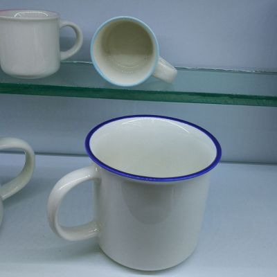 Ceramic cup water cup color edge cup
