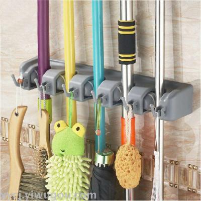 Bathroom cleaning tools factory wholesale multi-purpose MOP broom storage rack
