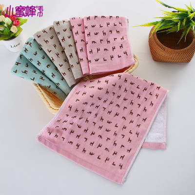 Children towel fabric children towel explosions printing bee towel boy wipes