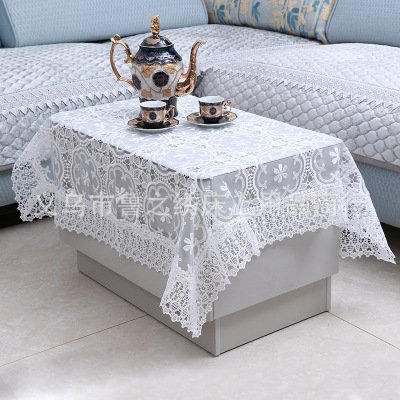 Customizable Currently Available Sales Waterproof Plastic Bronzing Tablecloth Glass Sand Tablecloth