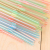 Factory Direct Sales Disposable Color Transparent Straw DIY Flexible Straw