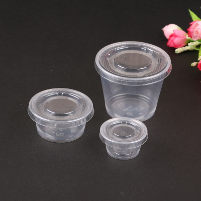 Factory Direct Sales Disposable L Sauce Cup Plastic Seasoning Cup