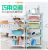 Plastic floor shelf kitchen receive washstand rack triangle