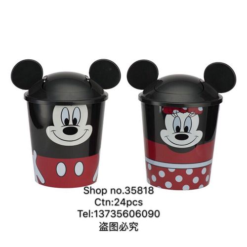 disney mickey series fashion dust bin mickey/minnie