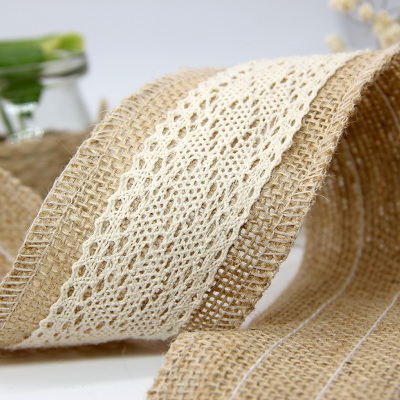 DIY handmade christmas craft linen lace linen rolls
