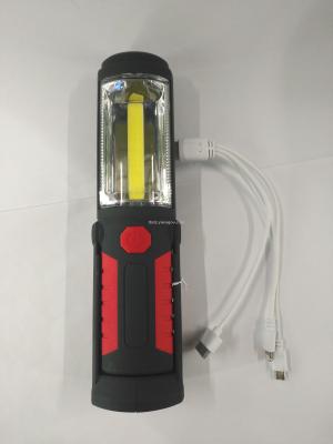 Hot - selling USB charging work lamp COB tool lamp maintenance lamp maintenance lamp tent lamp flashlight.