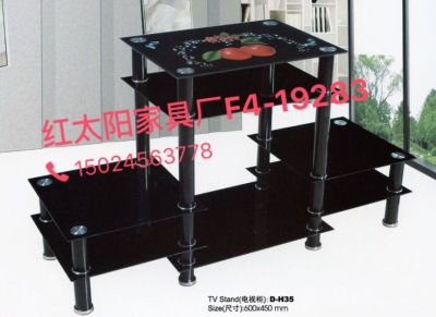 Home and up multilayer glass-wing tea table multifunctional glass storage cabinet TV cabinet1