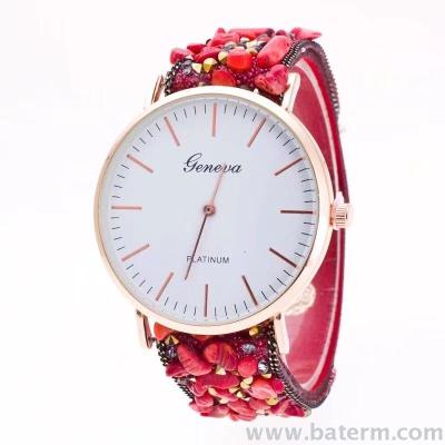 Europe and the United States fashion hot big dial personality strap ultra-thin fashion Watch quartz table