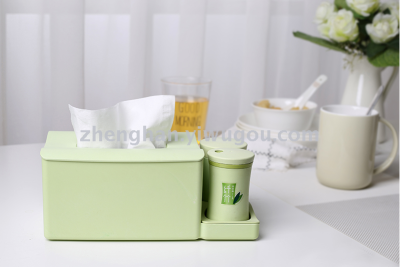 Bamboo Fiber Series biodegradable tissue box roll paper towel Box combo Set