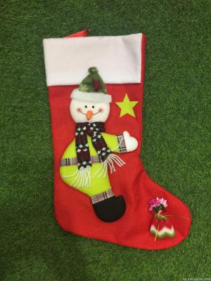 Christmas socks gift bags Christmas decorations small candy bedside old socks Christmas tree ornaments Christmas socks