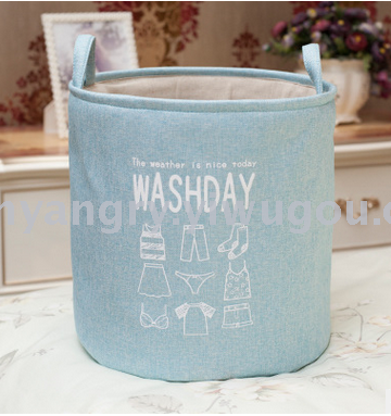 Cloth art can fold dirty clothes basket bathroom dirty clothes storage basket toys snacks storage bucket dirty clothes basket