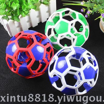 1056 Creative plastic small toys intelligence assembled soccer DIY children's puzzle twist egg toys