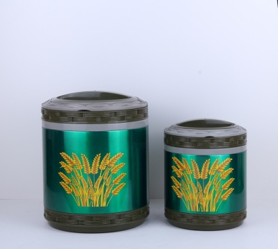 Outer plastic inner liner stainless steel insulated barrel household heat preservation bucket fashion tourism students 