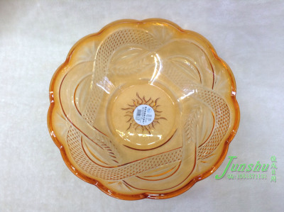 PS Plastic Fruit plate living room fruit plate round snack tray home dried fruit dish