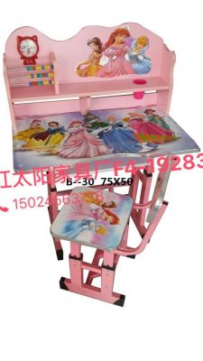 Factory Direct family Children students can lift cartoon tables and chairs set table desks