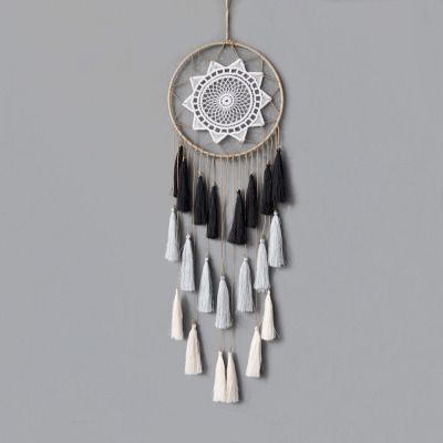 Cross-Border Exclusive for Creative Tassel Dream Catcher Ornaments Lace Dream Catcher