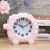 Korean Style Cute Creative Ring Stroller Alarm Clock Student Wake-up Clock
