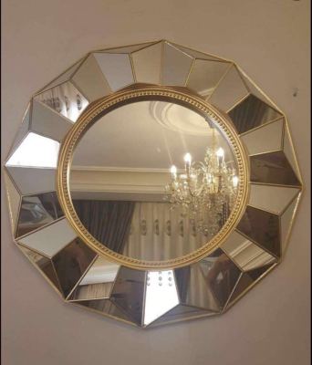Round Wall-Hanging Mirror Bathroom Mirror Decorative Mirror Hallway Mirror Mirror