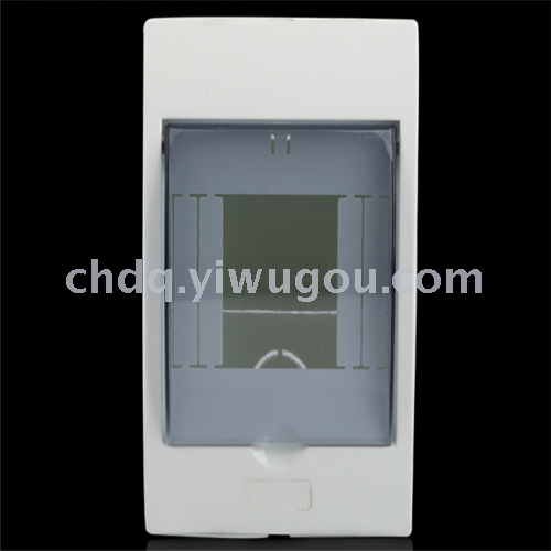 open-mounted plastic 2-circuit distribution box circuit breaker return box air switch box onelect