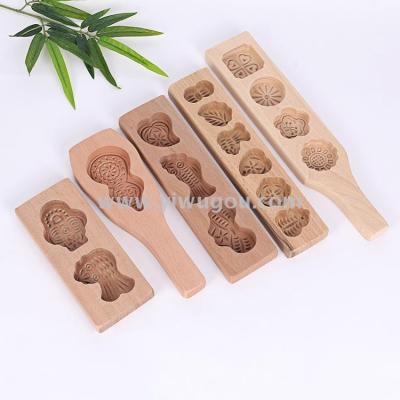 Creative maple grinder box mooncake mould cookie box