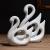 Gao Bo Decorated Home Ceramic Crafts Animal Ornaments Ceramic Swan Home Craft Ornaments