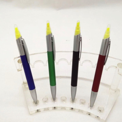 Sand-blasting pen, fluorescent pen, ballpoint pen, two-in-in-combination gift printing logo