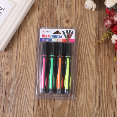 Marker pen colored highlighter