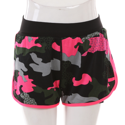 Xinyi knitting 2017 new sports shorts camouflage double hot pants