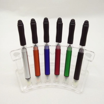 New Highlighter + ballpoint pen + lamp pen + touch Capacitor pen si a gift advertisement pen