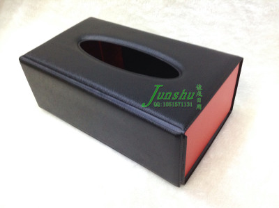 Leather Napkin Box Folding province space Tissue box waterproof tissue box