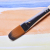 Xinqi painting material manufacturer direct selling two-color nylon tongue painting brush gouache watercolor special oil brush