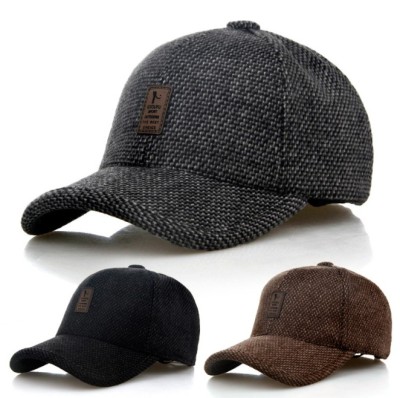Autumn Winter men's cotton cap fashion outdoor sports baseball cap Korean version leisure thermal cap ear Coat