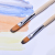 Xinqi painting material manufacturer direct selling two-color nylon tongue painting brush gouache watercolor special oil brush