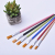 Xinqi painting material manufacturers direct color plastic rod yellow nylon flat head