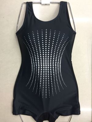 A swimsuit with flat corners