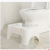 Toilet seat footstool extra thick bathroom antiskid and constipation squat stool toilet seat toilet