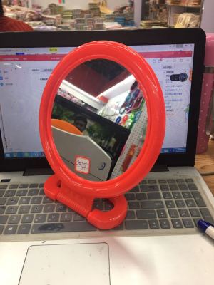 Table single mirror with diameter of 22cm wedding red mirror