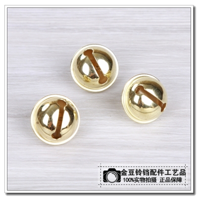 Hand-made diy material one word bell gold small bell accessories
