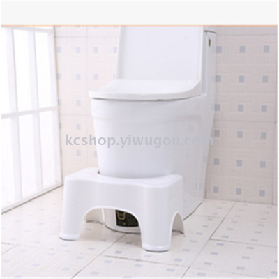 Toilet seat footstool extra thick bathroom antiskid and constipation squat stool toilet seat toilet