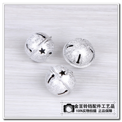 Christmas decoration a word of iron bell diy jewelry accessories silver bell