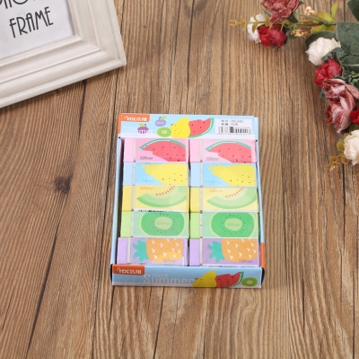 Stationery haoxiang fruit eraser 30 boxes