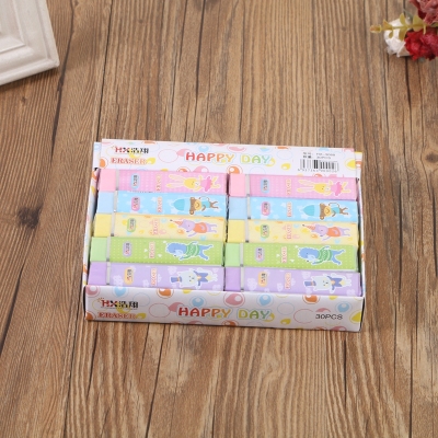 Stationery haoxiang gift color eraser 30 boxes