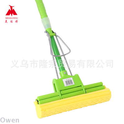 Meijiating new good green cotton mop commercial household mop wholesale business invitation for a commission