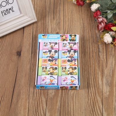 Stationery haoxiang mickey Donald Duck rubber wipe 30 boxes