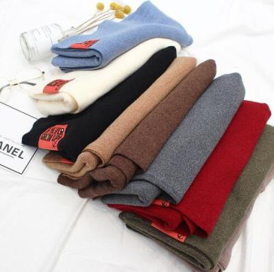 Han edition woollen scarf girl autumn winter long style thick-neck scarf students of men and women knitted scarf