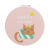 Round Cartoon Animal Pattern Double-Sided PU Leather Small Mirror Portable Folding Makeup Mirror Beauty Mirror