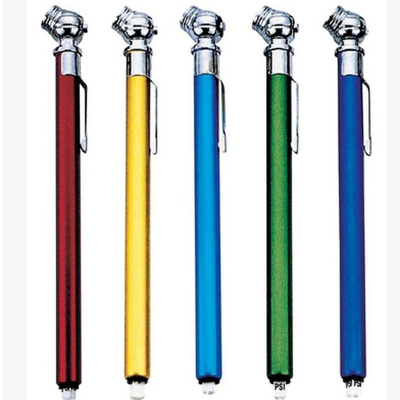 Metal Quick Tire Pressure Pen Tire Pressure Gauge of Automobile Multi-Color Tire Pressure Gauge Driving Pressure Measuring Gadgets