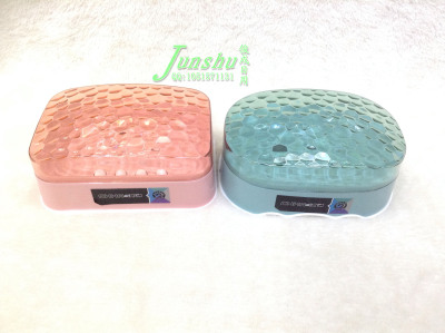 European-style soap-box drain soaps with lid, bathroom soap holder
